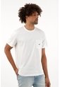 Tennis Camiseta Blanca Con Estampado En Espalda Para Hombre de Tennis