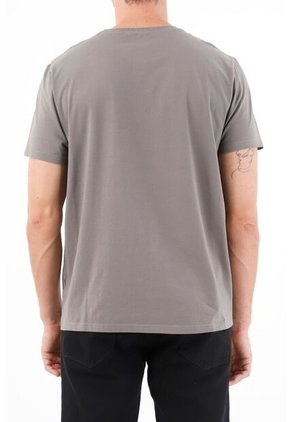 Tennis Camiseta Cuello Redondo Gris Para Hombre
