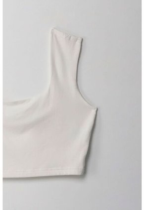 Tennis Camiseta Crop Manga Sisa Crudo Para Mujer