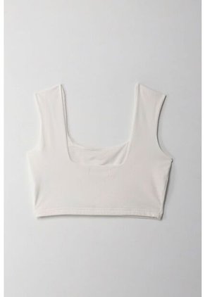 Tennis Camiseta Crop Manga Sisa Crudo Para Mujer