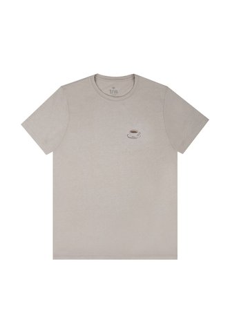 Tennis Camiseta De Manga Corta Estampada Gris Para Hombre Tennis