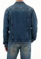 Tennis Chaqueta Denim Fit Recto Con Lavado Medio Desgastado En Algodón Azul Para Hombre de Tennis