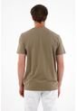 Camiseta Con Raqueta Estampada Café Para Hombre de Tennis