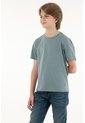 Camiseta Gris Con Estampado En Alta Densidad Para Niño de Tennis