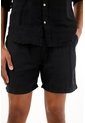 Tennis Bermuda Negra Con Bolsillos En Costados Para Hombre de Tennis