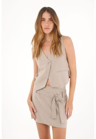 Tennis Chaleco Escote En V Verde Para Mujer Tennis