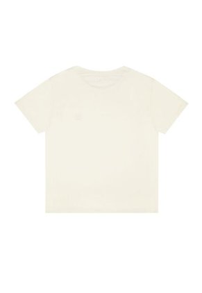 Tennis Camiseta Manga Corta Estampada Crudo Para Mujer