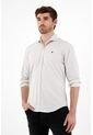 Camisa De Tela Preteñida Gris Para Hombre de Tennis