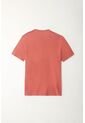 Tennis Camiseta Regular Con Mini ícono De Raquetas En Algodón Coral Para Hombre de Tennis