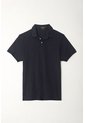 Tennis Polo Azul Cuello Tejido Para Hombre de Tennis