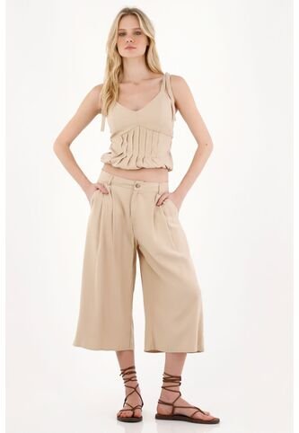 Tennis Pantalón Culotte Café Para Mujer Tennis