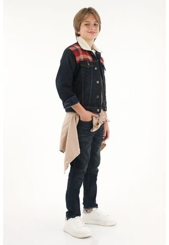 Chaqueta Trucker Forrada En Ovejero Para Niño Tennis