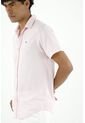 Camisa Rosada Manga Corta Para Hombre de Tennis