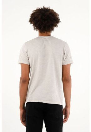 Tennis Camiseta En 100% Algodón Gris Para Hombre