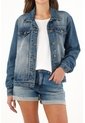 Tennis Chaqueta Azul En Denim Para Mujer de Tennis