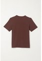 Camiseta Básica Con Raqueta Bordada Café Para Niño de Tennis