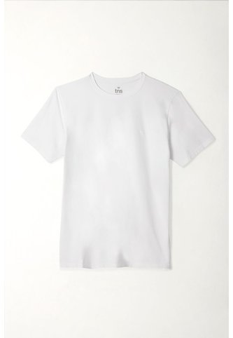 Tennis Camiseta Cuello Redondo Blanca Para Hombre Tennis