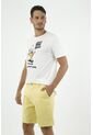 Bermuda Amarilla Para Hombre de Tennis