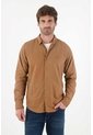 Tennis Camisa Clásica Manga Larga Crudo Para Hombre de Tennis