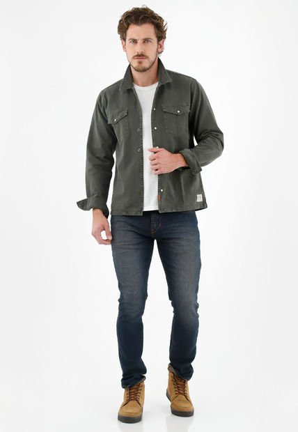 Chaqueta Verde Para Hombre
