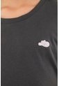 Camiseta Gris Con Mini Bordado Para Niña de Tennis