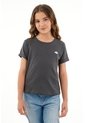 Camiseta Gris Con Mini Bordado Para Niña de Tennis