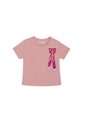 Camiseta Con Estampado Ballet Rosada Para Niña de Tennis