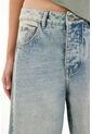 Tennis Jean Horseshoe De Tiro Bajo Con Efecto Vintage Para Mujer de Tennis