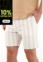 Tennis Bermuda Chino Con Diseño A Rayas Para Hombre de Tennis