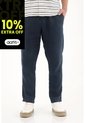 Tennis Pantalón Chino En 100% Lino Azul Para Hombre de Tennis