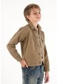 Chaqueta Café De Botones Para Niño de Tennis