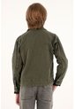 Chaqueta Verde Con Bolsillos Delanteros Para Niño de Tennis