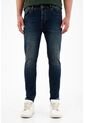Tennis Jean Azul Super Skinny Con Iluminaciones Para Hombre de Tennis