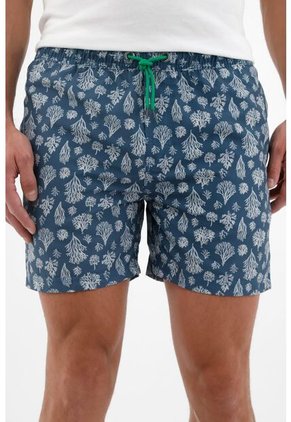 Tennis Pantaloneta De Baño Azul Para Hombre