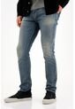Tennis Jean Nudy De Tiro Medio Azul Para Hombre de Tennis