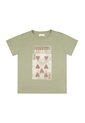 Camiseta Verde Con Estampado De Corazones Para Mujer de Tennis