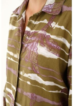 Tennis Camisa Manga Larga Estampada Para Mujer