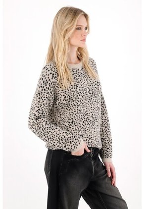 Tennis Buzo Tejido Afelpado Animal Print Para Mujer