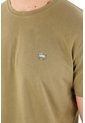 Tennis Camiseta Con Cuello Redondo En Rib Verde Para Hombre de Tennis