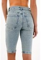 Tennis Bermuda Midi En Denim Para Mujer de Tennis
