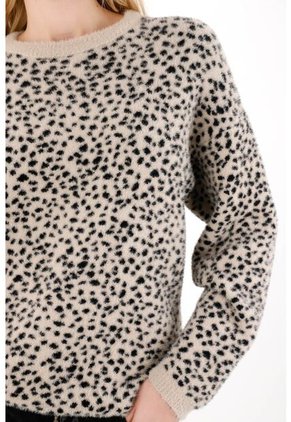 Tennis Buzo Tejido Afelpado Animal Print Para Mujer