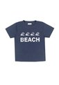 Camiseta Azul Con Estampado De Olas Para Mujer de Tennis