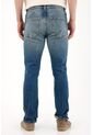 Tennis Jean Nudy Con Efecto Craquelado Azul Para Hombre de Tennis
