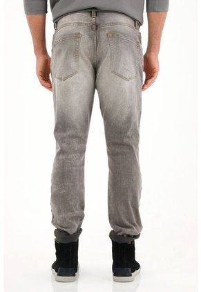 Tennis Jean Skinny Black Denim Para Hombre