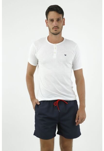 Pantaloneta Azul Para Hombre