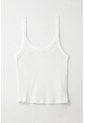 Tennis Camiseta De Tiras Ajustada Blanca Para Mujer de Tennis
