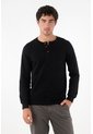 Tennis Camiseta De Manga Larga Negra Para Hombre de Tennis