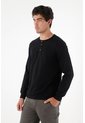 Tennis Camiseta De Manga Larga Negra Para Hombre de Tennis