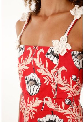 Tennis Vestido Corto Con Estampado De Flores Para Mujer