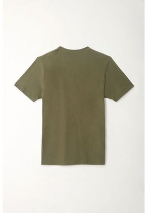 Tennis Camiseta Verde Cuello Redondo Para Hombre